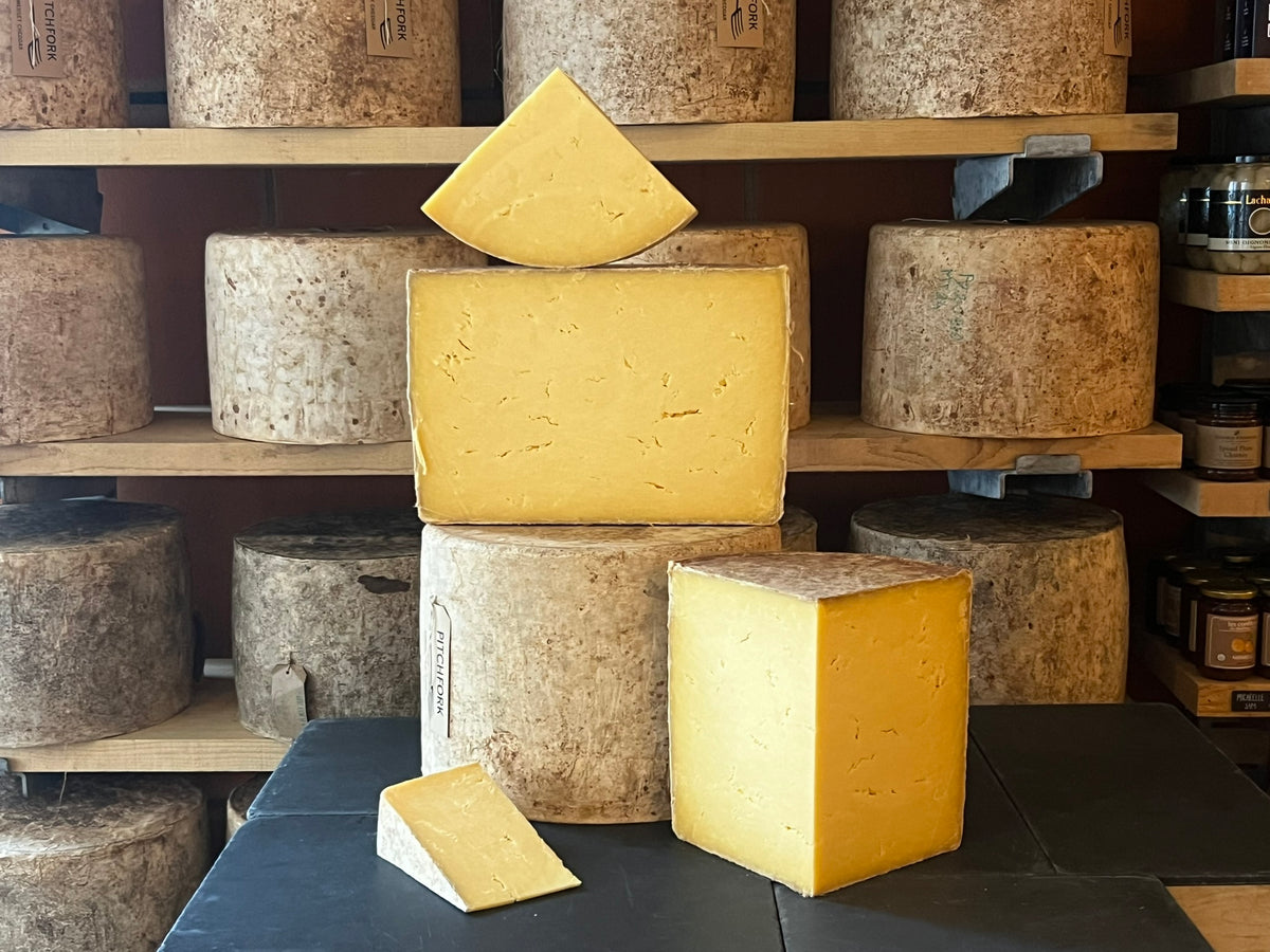 Pitchfork Cheddar Mons Cheesemongers
