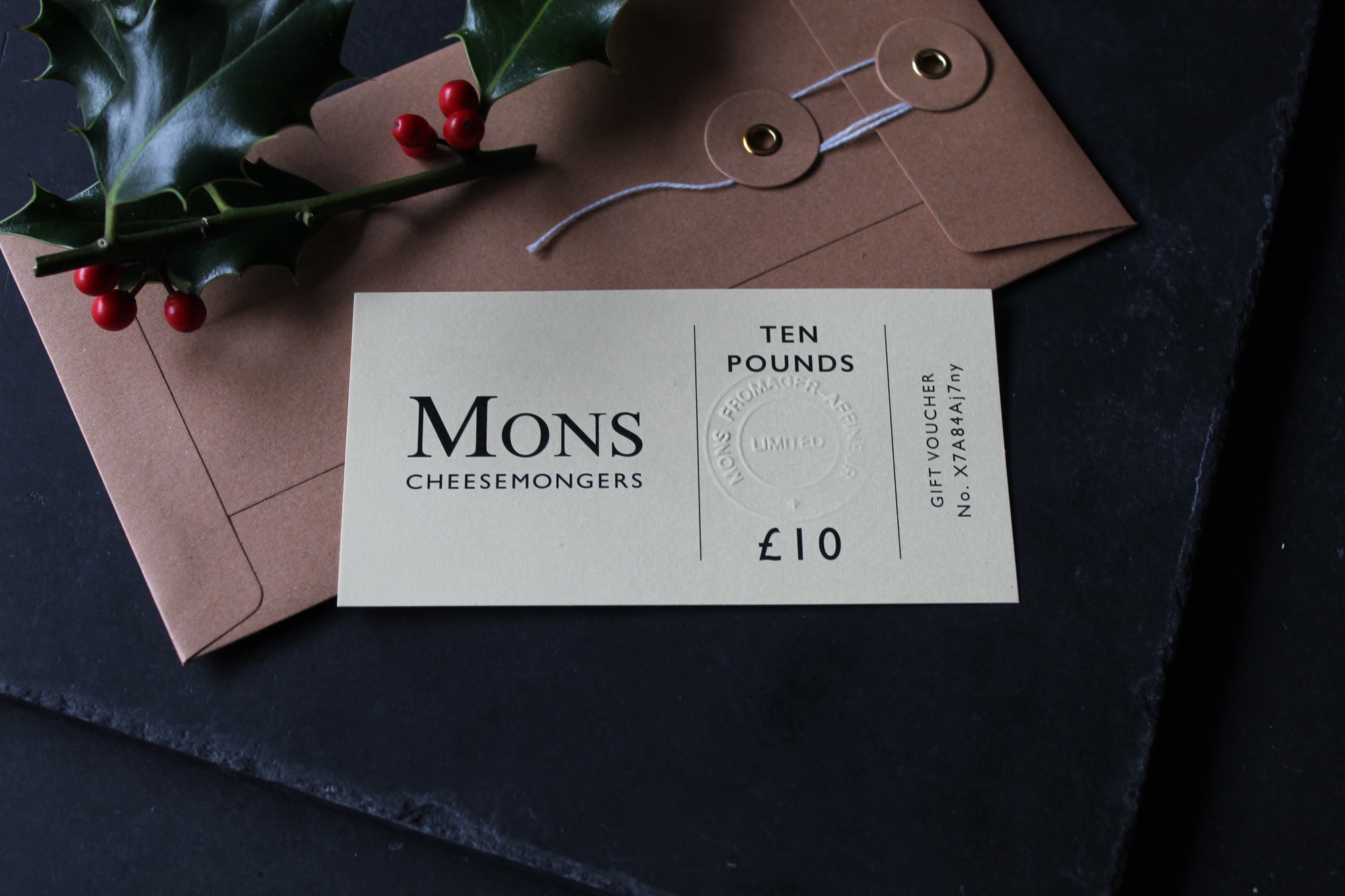 Mons Cheesemongers Gift Card by Post