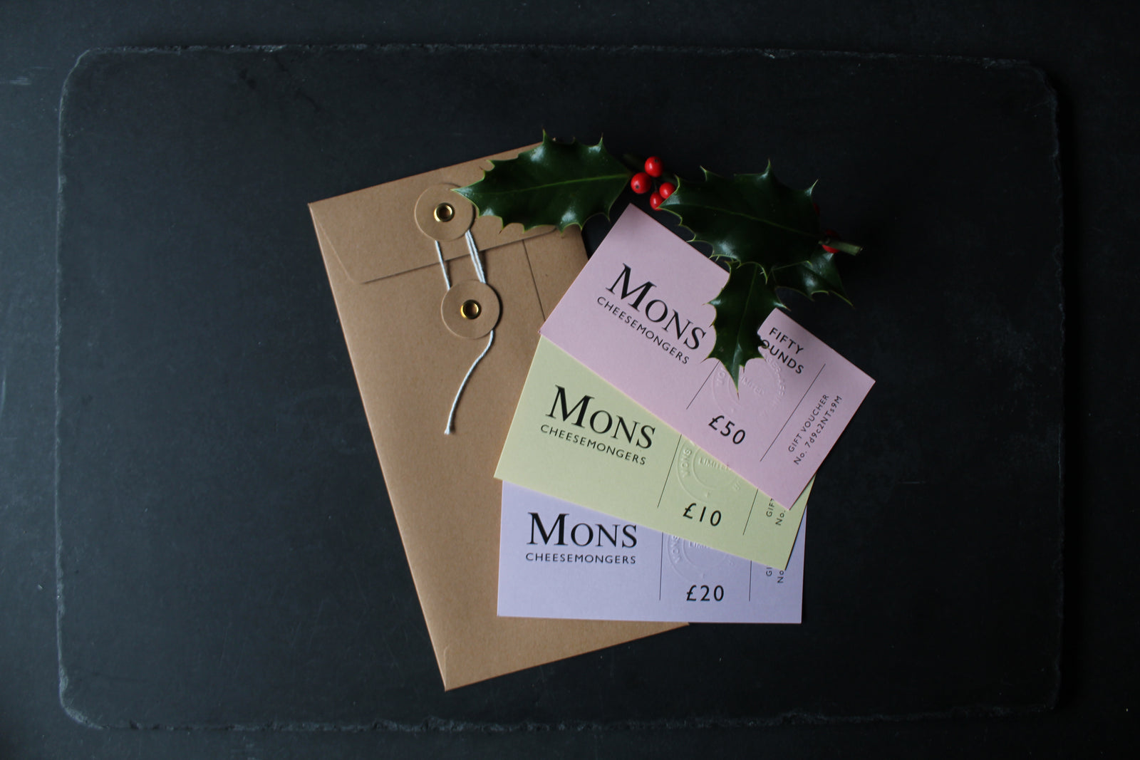 Mons Cheesemongers Gift Card by Post